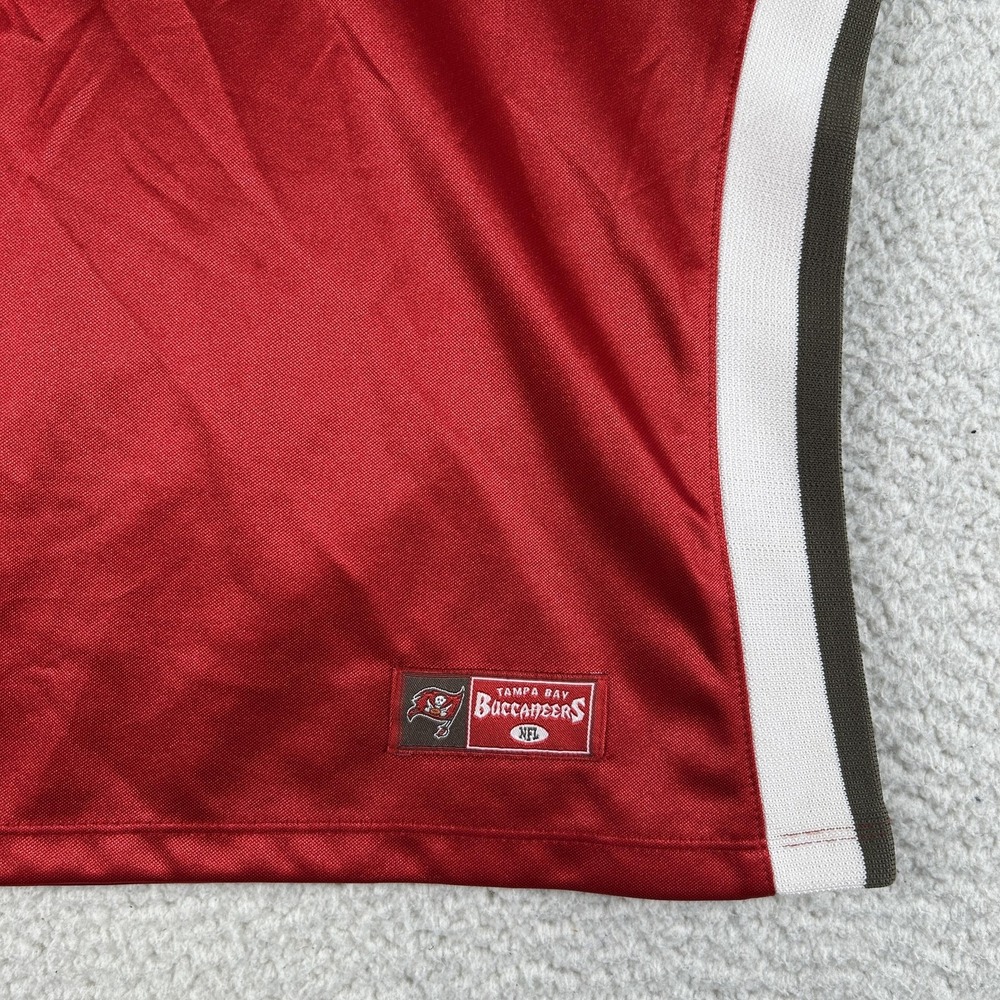 Vtg Tampa Bay Buccaneers Shirt Womens Medium NFL Football Team Apparel Lace Up - Picture 2 of 15